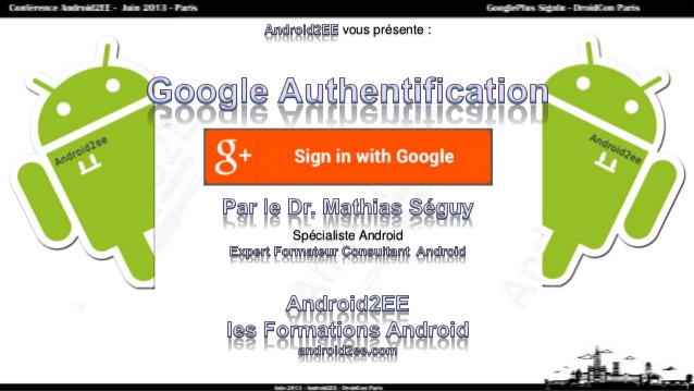 Google Authentification : SignIn with Google